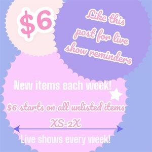 Like for live show reminder Bookmark my closet🩵🛍️💕🌸 🩵🛍️💕🌸🩵